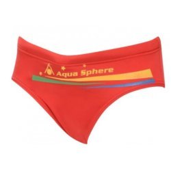 Badehose Jungen Rio - Red-Yellow