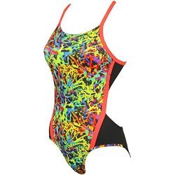 Aqua Sphere MP (Michael Phelps) Damen Coral Costume Badeanzug - Schwarz - Bunt