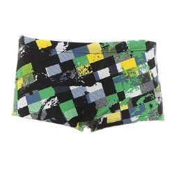 Badehose Aquashort Panty Beon für Jungen von Arena - schwarz-grün