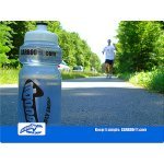 Carboo4U Sportflasche Trinkflasche ideal zum Ausdauersport, transparent, 0,65l - limited Edition
