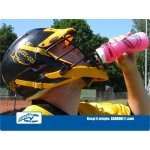Carboo4U Sportflasche Trinkflasche. No Doping! ideal zum Ausdauersport - 650ml - transparent - limited Edition-
