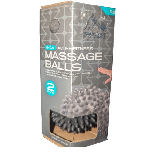 Massage Ball Set - Umfang 9 cm - Schwarz