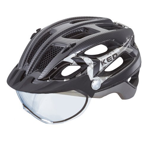 KED Covis Black Anthracite. Ideal für Brillenträger - Der neue Brillenträger Helm Covis mit photochromatischem K-Vision Visier. 