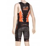 Triathlon Wettkampfanzug Herren - Team Magic Edition - schwarz-orange-weiss