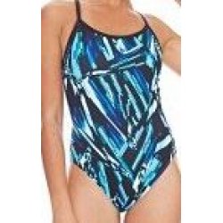 Badeanzug Broulee Sprintback Schwimmanzug, perfekte Passform, chlorresistent, farbecht, schwarz-multicolor